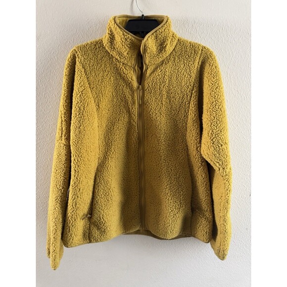 C9 Champion Women’s jacket Zip High Pile Teddy Jacket mustard size XL warm cozy - Picture 5 of 15
